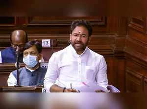 Union Minister G Kishan Reddy speaks in Rajya Sabha