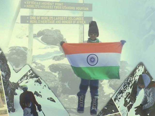7-year old Virat Chandra from Hyderabad scales Mount Kilimanjaro, Africa's  highest mountain - ​Scaling Mount Kilimanjaro | The Economic Times