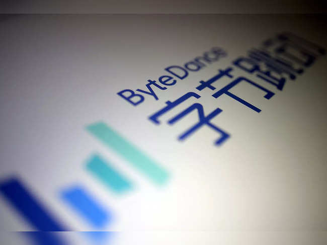 FILE PHOTO: ByteDance logo is seen in this illustration