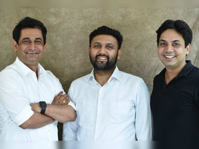 DotPe founders Shailaz Nag, Anurag Gupta and Gyanesh Sharma
