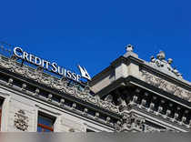 FILE PHOTO: Logo of Swiss bank Credit Suisse is seen in Zurich