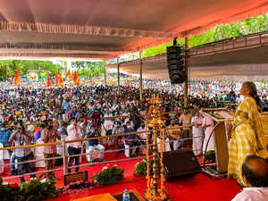 sitharaman rally kerala polls elections pti