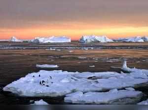 Antarctic ice shelf collapsed