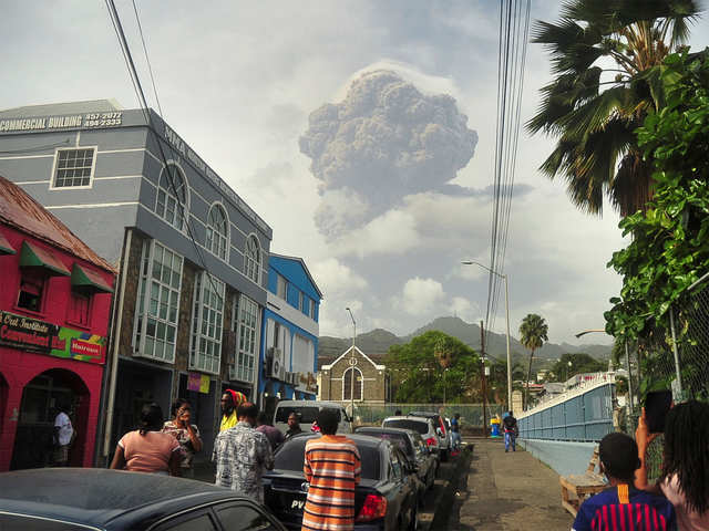 Eruption after more than four decades