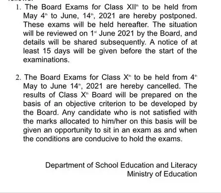 CBSE will review situation on June 1