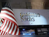 FILE PHOTO: A view of the Goldman Sachs stall on the floor of the New York Stock Exchange