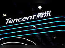 FILE PHOTO: A Tencent logo is seen at its booth at the 2020 China International Fair for Trade in Services (CIFTIS) in Beijing