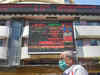 Sensex gyrates 395 pts, ends 28 pts higher, Nifty tops 14,600; Wipro rallies 9%