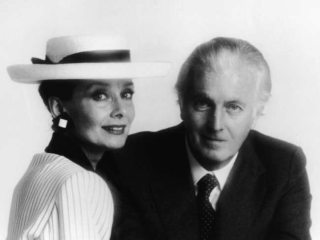 File photo of mid-1980s: Portrait of Belgian-born actress Audrey Hepburn (1929-1993) and French fashion designer Hubert De Givenchy. (Photo by Hulton Archive/Getty Images)