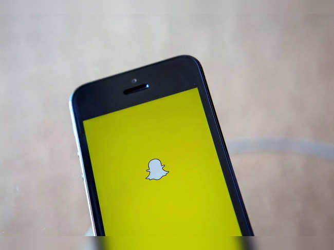 FILE PHOTO: A portrait of the Snapchat logo in Ventura