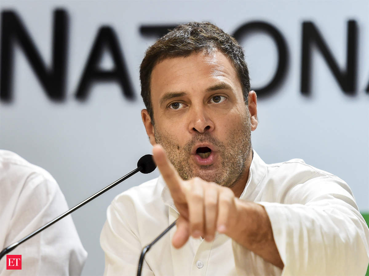 Rahul Gandhi demands free COVID vaccine for all - The Economic Times
