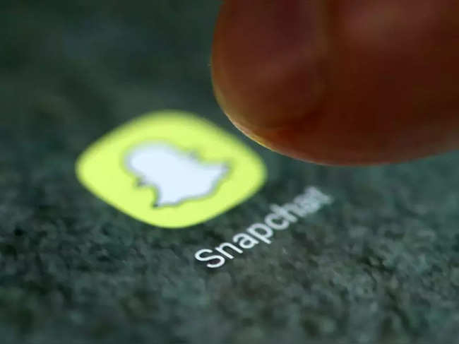 FILE PHOTO: The Snapchat app logo is seen on a smartphone in this illustration