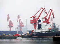 FILE PHOTO: A crude oil tanker is seen at Qingdao Port, Shandong province, China