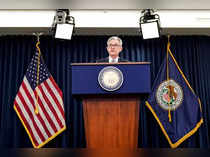 FILE PHOTO: Federal Reserve Chair Jerome Powell holds news conference following the Federal Open Market Committee meeting in Washington
