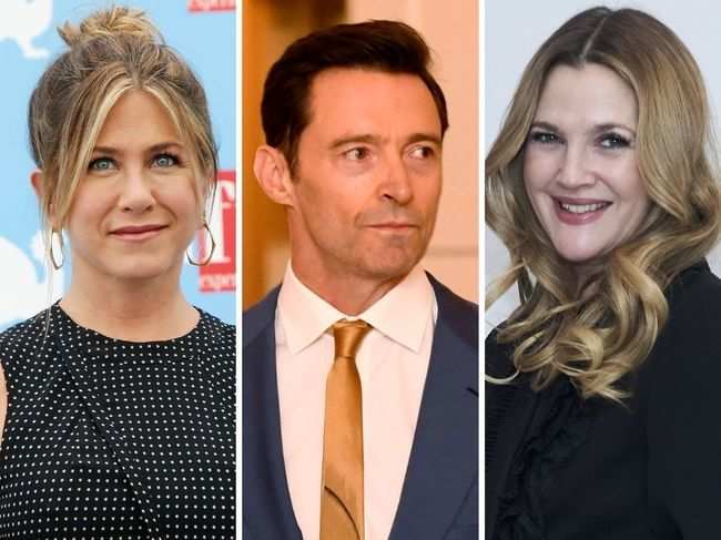 [L-R] Jennifer Aniston, Hugh Jackman & Drew Barrymore urged their fans to donate for various relief funds to help India.​​