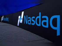 FILE PHOTO: The Nasdaq logo is displayed at the Nasdaq Market site in New York