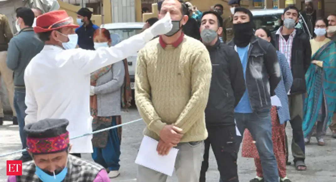 india covid cases: India's pace of daily COVID-19 infections slows as more vaccines awaited - Vimarsana News