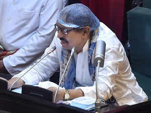 Kolkata: West Bengal Legislative Assembly Speaker Biman Bandopadhyay speaks afte...