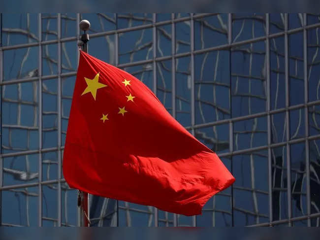 The Chinese national flag is seen in Beijing, China