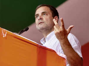 Uttar Dinajpur: Congress leader Rahul Gandhi addresses a public meeting for Asse...