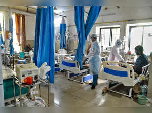 Sangli: Medics check on COVID-19 patients at a hospital, amid a growing concern ...