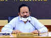 Union Health Minister Dr. Harsh Vardhan briefs media about the ongoing COVID crisis