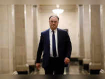 FILE PHOTO: Bank of England Governor Andrew Bailey poses for a photograph on the first day of his new role at the Central Bank in London