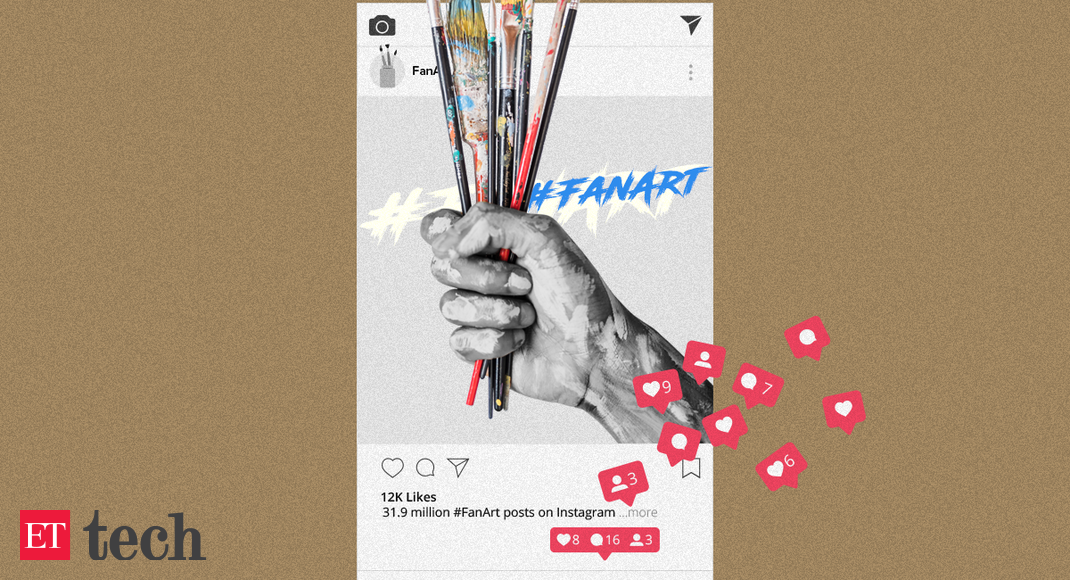 #FanArt becomes an instant formula for amateur artists to gain popularity on Instagram
