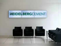 FILE PHOTO: A logo of HeidelbergCement is pictured at their headquarters in Heidelberg