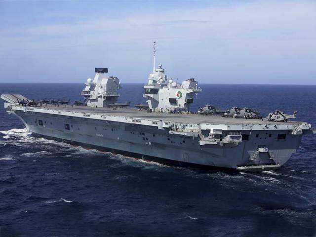 ​HMS Queen Elizabeth: New British aircraft carrier