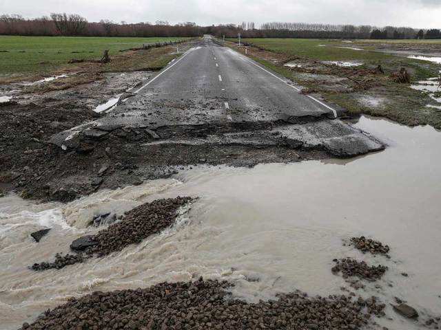 New Zealand Floods New Zealand Struggling With Devastating Floods Buildings Surrounded By Flood Waters The Economic Times