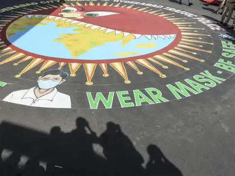 Hyderabad Based Graffiti Artist Rajan Kumar Spreads Awareness About Coronavirus Social Awareness The Economic Times