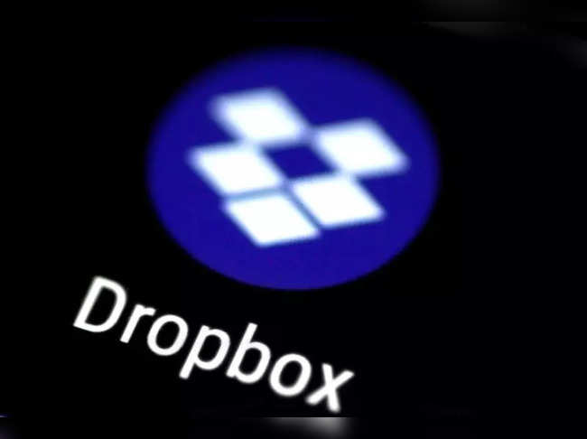 Illustration photo of the Dropbox app