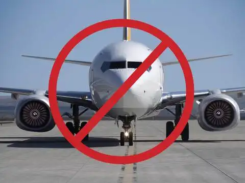 ​Ban on international flights extended