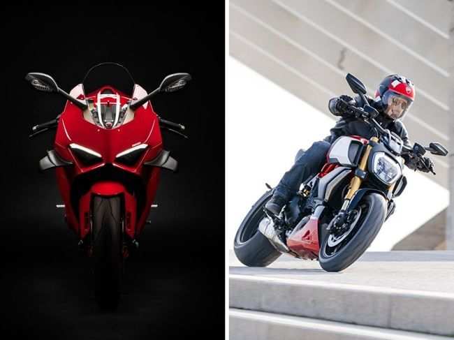 With​ Panigale V4 (L) and Diavel 1260​ (R), Ducati has already delivered on eight bikes of the 12 launches promised for India in 2021​.