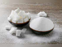 FILE PHOTO: FILE PHOTO: Granulated sugar and sugar cubes are seen in this picture illustration