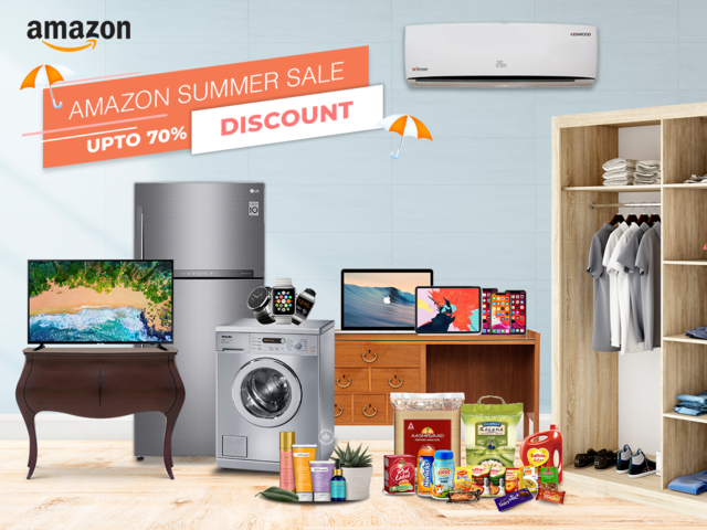 Amazon Summer Offers - Upto 70% off on Appliances, Electronics, Fashions & more...