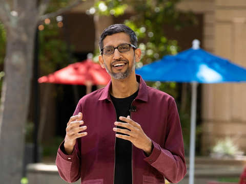 sundar pichai birthday: Sundar Pichai: Not Just Tech, But Loves Tendulkar &  Burgers, Too! - Stairway To Success | The Economic Times