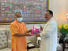 UP CM Yogi Adityanath calls on BJP chief JP Nadda after meeting PM Modi