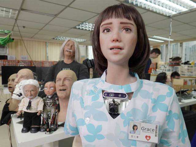 ​Grace, sister of the humanoid robot Sophia
