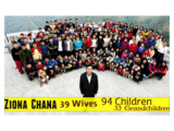 Ziona Chana, patriarch of the largest family in the world, passes away