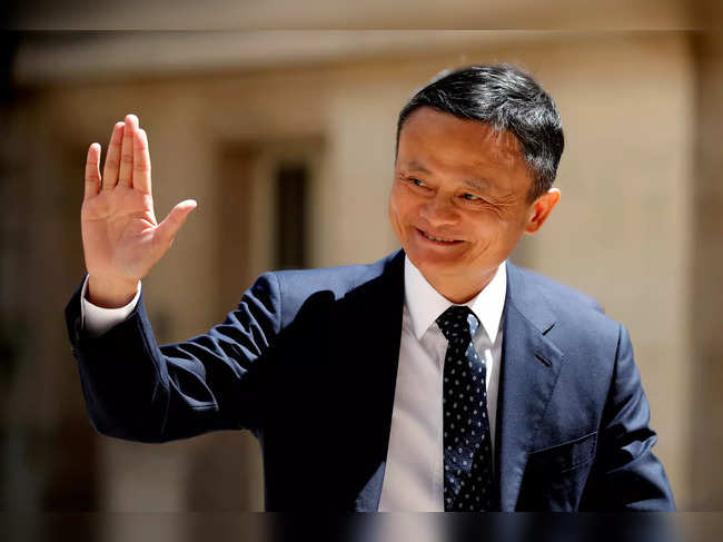 FILE PHOTO: Jack Ma, billionaire founder of Alibaba Group, arrives at the "Tech for Good" Summit in Paris, France