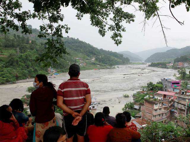 Destruction Flash Floods Wreak Havoc In Nepal Glacial Outburst Suspected The Economic Times