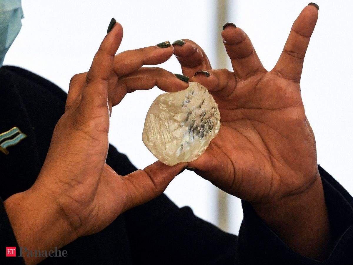 Diamond Believed To Be World S Third Largest Unearthed In Botswana Pictures Of 1 098 Carat Stone Goes Viral The Economic Times