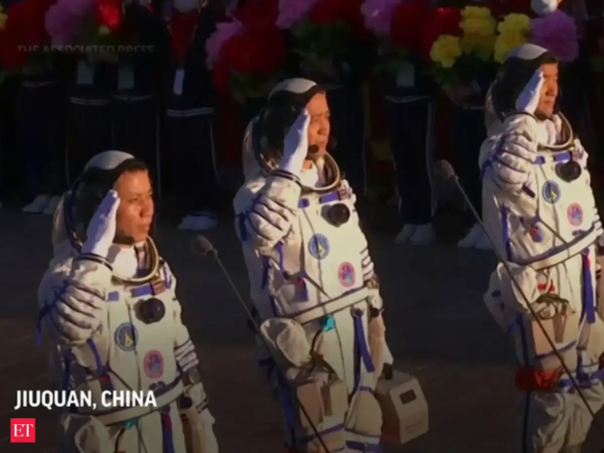 Watch: 3 Astronauts going to China's new orbiting space station - The ...