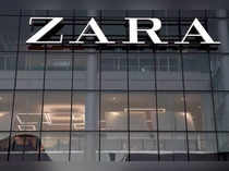 FILE PHOTO: The logo of the Zara store is seen in a mall at Vina del Mar