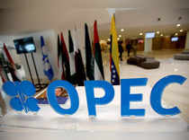 FILE PHOTO: The OPEC logo pictured ahead of an informal meeting between members of the Organization of the Petroleum Exporting Countries (OPEC) in Algiers
