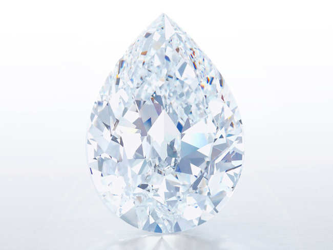 Pear-shaped diamonds are among the most sought after.