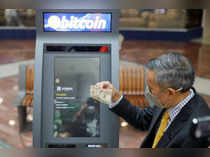 Presentation of a Bitcoin ATM in San Salvador