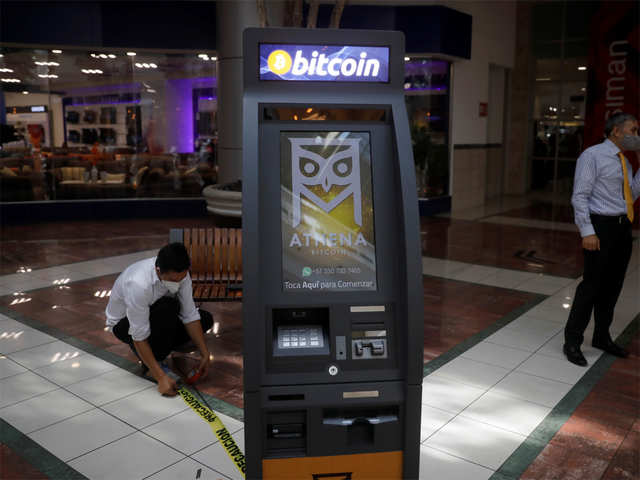 Athena says will install 1,500 cryptocurrency ATMs in El Salvador - ​Cryptocurrency  ATMs | The Economic Times